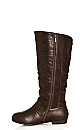 Plus Size Chelsea Tall Boot - brown