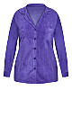 Plus Size Button Up Top - lilac