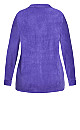 Plus Size Button Up Top - lilac