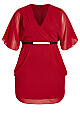 Dress Colour Wrap - cherry