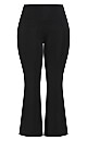 Plus Size Legging Pima Bootleg Black - petite