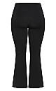 Plus Size Legging Pima Bootleg Black - petite