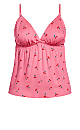 Cherie Sleep Cami - rose cherry