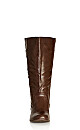 WIDE FIT Rialta Knee Boot - chocolate