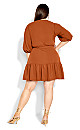 DRESS LOVE ME KNOT - ginger