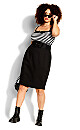 Hello Sailor Dress - black