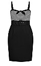 Hello Sailor Dress - black