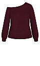 top shoulder lust - bordeaux 