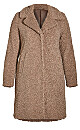 Teddy Coat - neutral