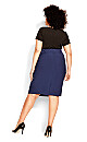 Perfect Suit Skirt - navy