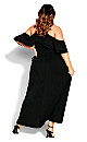 Elegant Maxi Dress - black