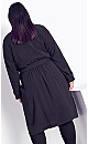 Plus Size Sara Duster Jacket - black