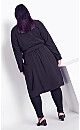 Plus Size Sara Duster Jacket - black