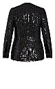 Scatter Sequin Jacket - black
