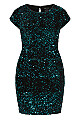 Dress Sequin Party - emerald