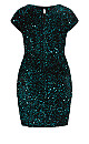 Dress Sequin Party - emerald