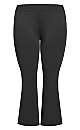 Plus Size Pima Bootleg Legging Black - average