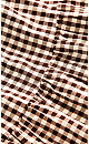 Cute Gingham Dress - cocoa