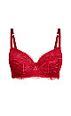 Irina Underwire Demi Bra - ruby