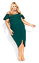 Flirtation Dress - emerald