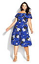 La Fleur Dress - blue