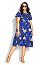 La Fleur Dress - blue