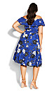 La Fleur Dress - blue