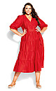 English Rose Maxi Dress - red