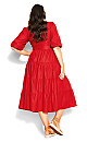 English Rose Maxi Dress - red