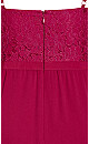 Lace Touch Dress - rosebud