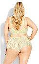 Lace Cheeky Brief - yellow