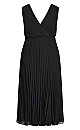 Dreamy Pleat Dress - black