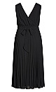 Dreamy Pleat Dress - black