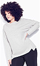 Splice Sweat Top - gray