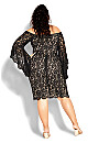 Lace Amour Dress - black