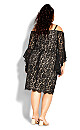 Lace Amour Dress - black