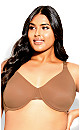 Plus Size Fashion Back Smoother Bra - Bronze