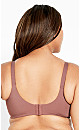 Fashion Smooth Back Bra - brown