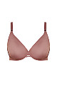 Fashion Smooth Back Bra - brown