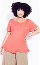 Plus Size Top Mae Ruffle