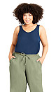 Plus Size Linen Trouser