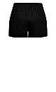 Linen Blend Short - black