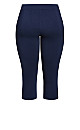 Plus Size Super Stretch Crop Pant - Navy