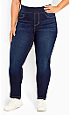 Plus Size Jean Hi Rise Jegging - dark wash