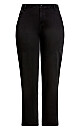 Plus Size Butter Denim Straight Jean Black - Average