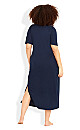 Plus Size Night Dress - navy