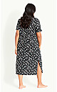 Floral Nightdress - black