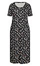 Floral Nightdress - black