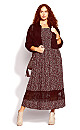 Bohemian Maxi Dress - black