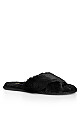 WIDE FIT Jojo Cross Slipper - black